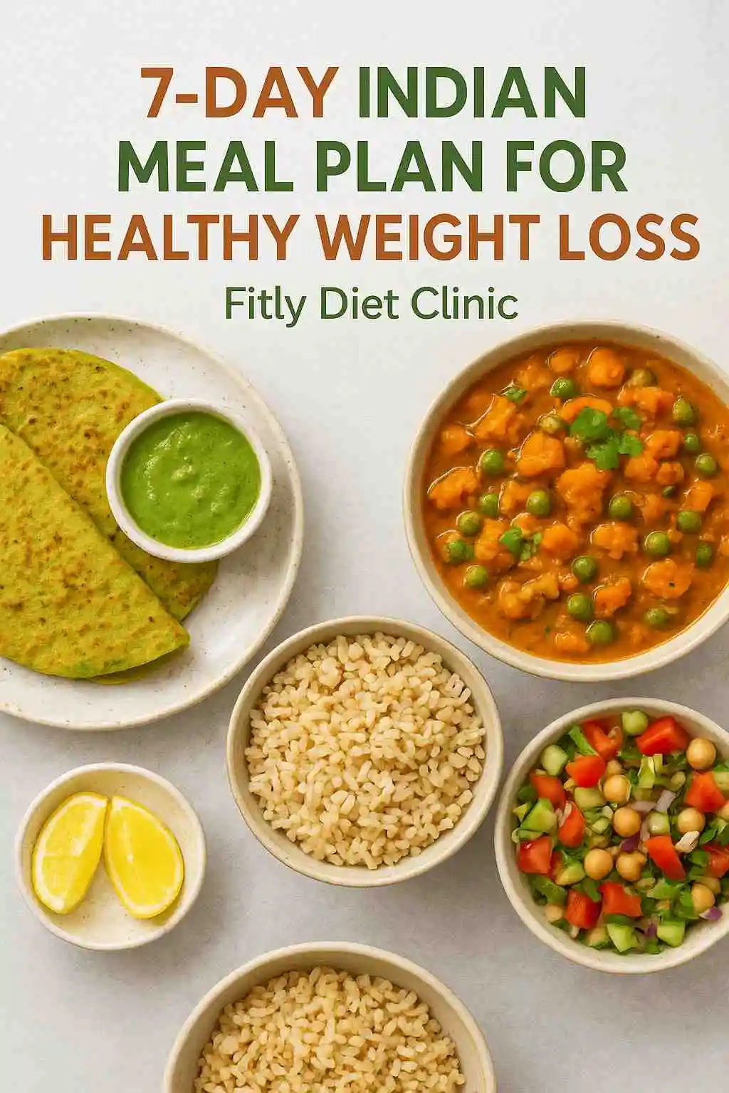 7-Day Indian-Inspired Weight Loss Meal Plan Overview 