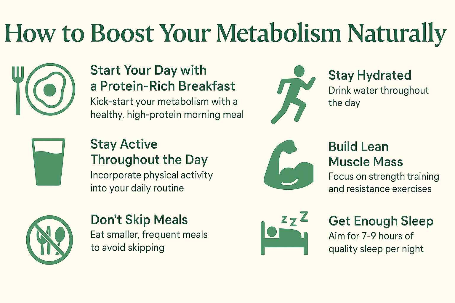 How to Increase Your Metabolism Naturally