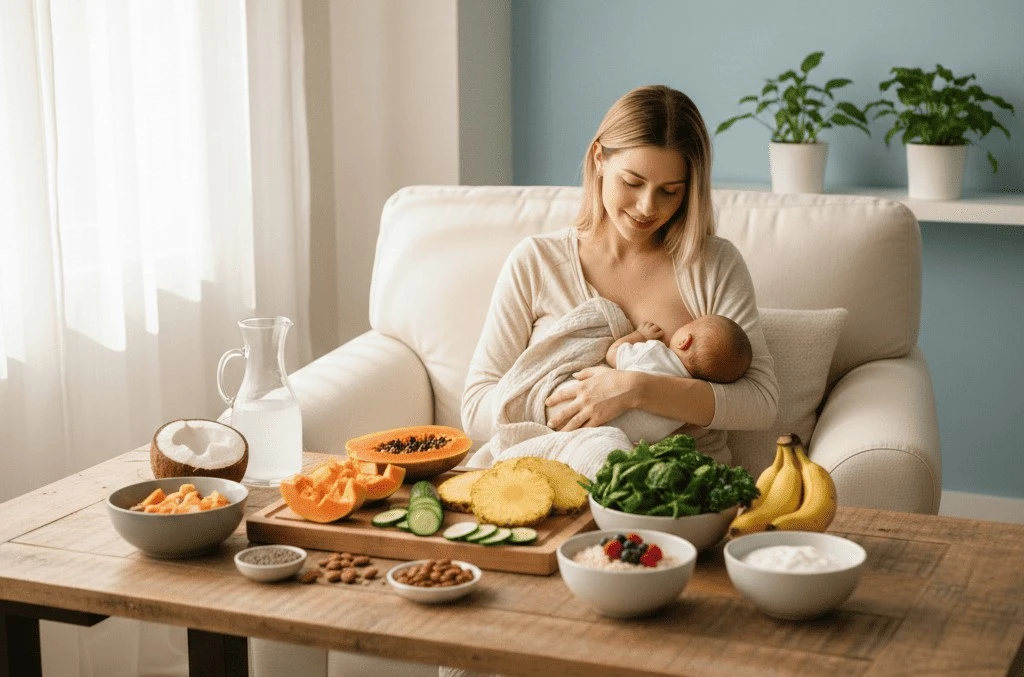 Anti-Bloating Foods for Women After Delivery: Complete Postpartum Guide